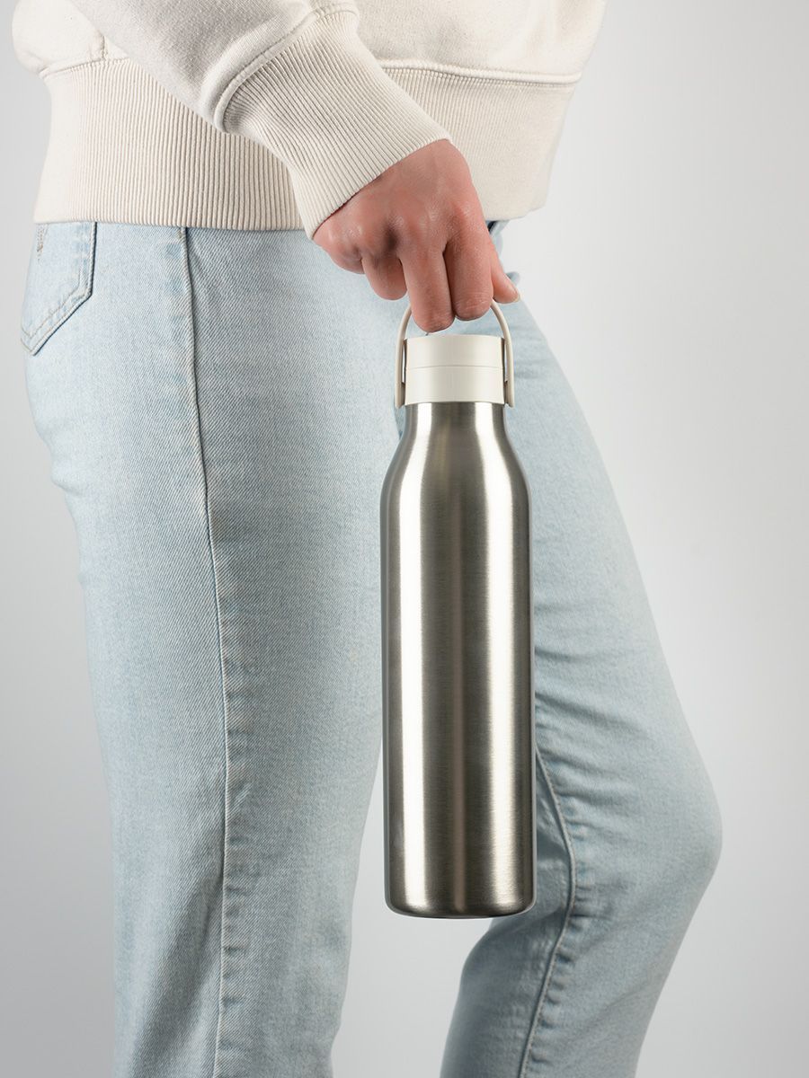 Close UP Of Person Carrying a Circular&Co. Reusable Water Bottle