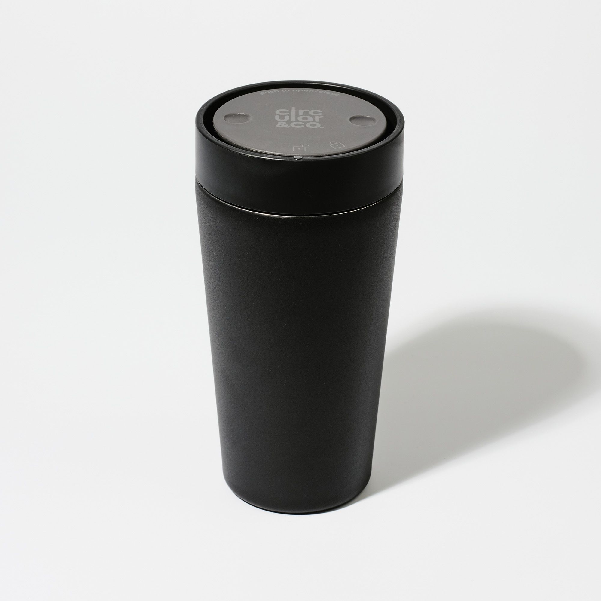 Circular&Co Reusable Travel Mug Coffee Cup Stainless Steel Ink Black