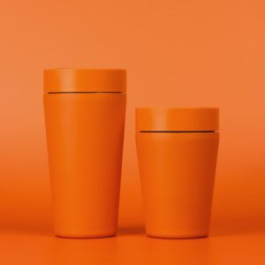 Circular&Co Reusable Travel Mug Coffee Cup Stainless Steel Sunrise Orange